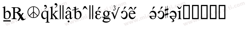 InfoTextRegular Caps字体转换